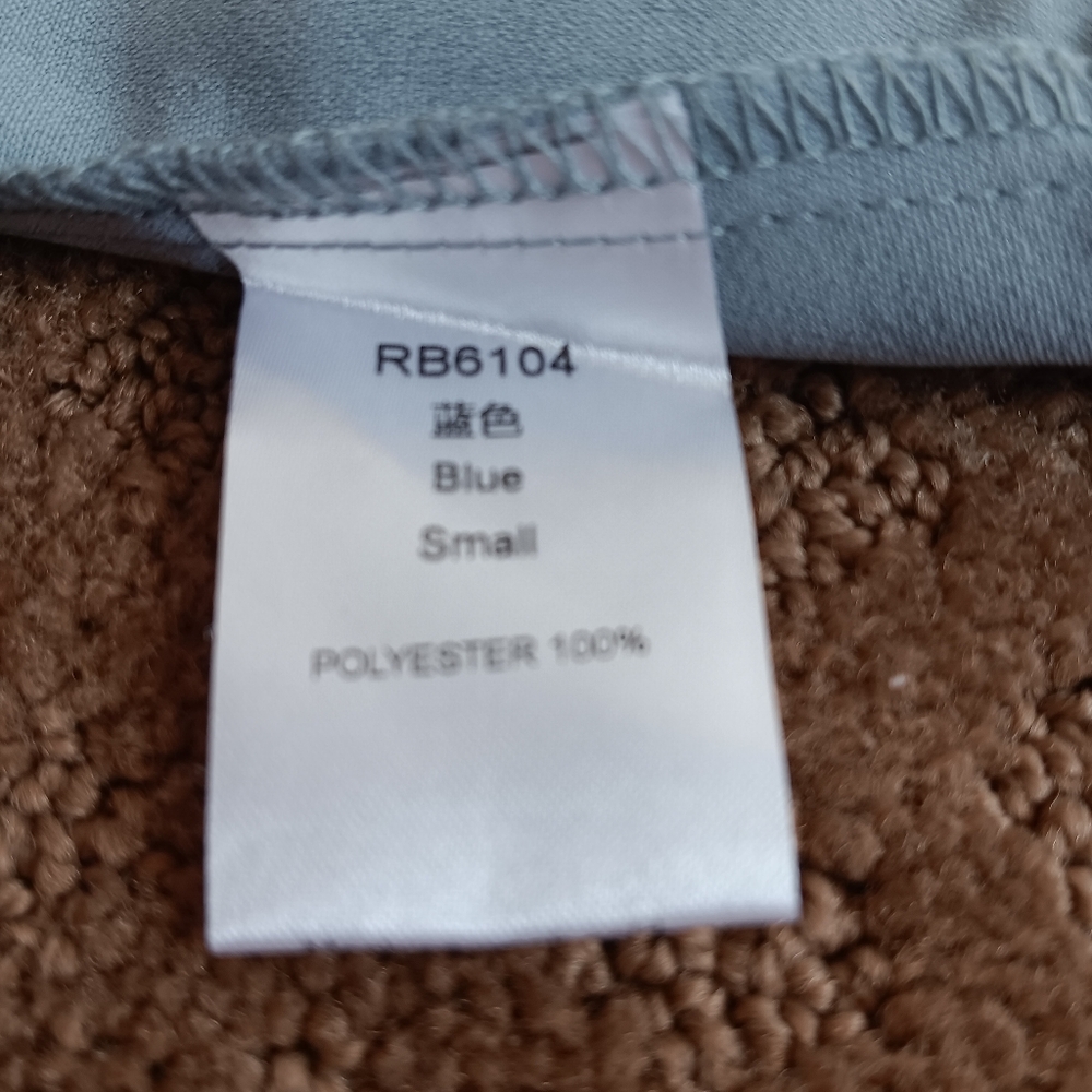 Stylish Blue Polyester Top